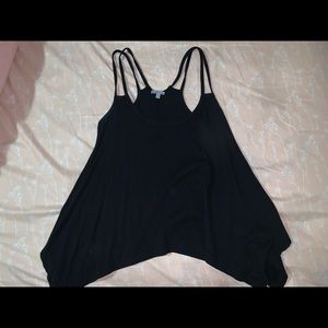 Black flowy cami